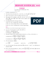 Coordinate System For 2D Level 1 and 2