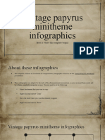 Vintage Papyrus Minitheme Infographics by Slidesgo