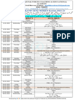 10th Grand Test Series (2022-23) by Bismillah PAk Forces Coaching Academy 0300-7980055