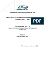 Plantilla y GUÍA PARA LA ELABORACIÓN DEL PROYECTO DE TITULACIÓN TSU EN TURISMO 2024