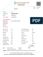 Payment Receipt: Applicant Details