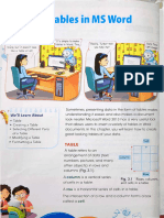 Computer - Tables in MS Word TB