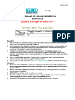 DE5302 Strength of Materials 1. S2 2018 - Exam