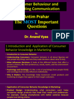 Antim Prahar 2024 Consumer Behaviour and Marketing Communication