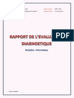 RapportEvaluationDiagnostique - FADOUA HADOU