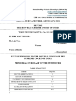 G3 - Moot Memorial - Petitioner - MCTA - SecA