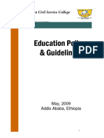 Ecsc Education Policy Guideline