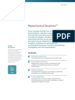 Mastercontrol Deviations