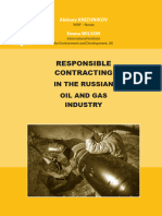 Responsible Contracting: in The Russian Oil and Gas Industry