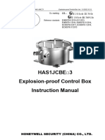 (Instruction Manual) (HAS1JCBE 3) (Explosion-Proof Control Box) (EN) V1.0 2022.11.29