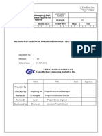 MST For Steel Reinforcement Pile For H10 As On 18-09-2021