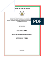 Epreves - Types de Geographie 2024 VF