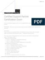 Certified Support Partner Certification Exam