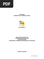 Programa de Rehabilitación y Reincorporación Laboral