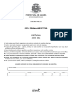 Pmgi1701 - Caderno de Questoes Psicologo. Guaíra