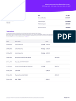 Interim Transaction Spend Account