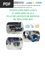 Plan de Gestion de Riesgo 2023