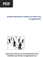 3) Gestión Del RRHH Al Interior de Una Organización