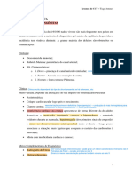 Resumos Cirurgia Cardiotorácica 3 Cópia