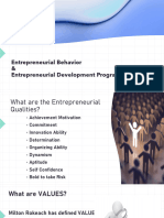 UNIT 3 - Entrepreneurial Behaviour and EDP