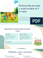 El Desarrollo Personal y Social en Ninos de 3 A 6 Anos