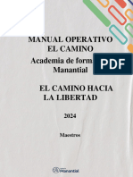 Manual Operativo 2024 El Camino Hacia La Libertad