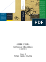 GUERRA LITERÁRIA Panfletos Da Independência (1820-1823) Volume 4