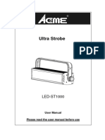 LED-ST1000 User Manual ULTRA STROBO ACME