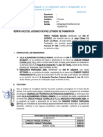 Demandio Prorateo de Alimentos