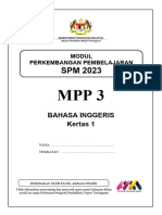 2023 Bahasa Inggeris Terengganu K1