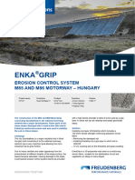 EnkaGrip Erosion Control System in Hungary