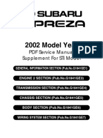 Subaru STI EJ20FactoryServiceManual