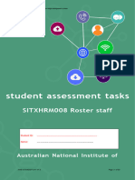 SITXHRM008 Student Assessment Tasks V1.2 Online