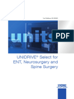 Unidrive Select For ENT, Neurosurgery and Spine Surgery: 1st Edition 01/2023