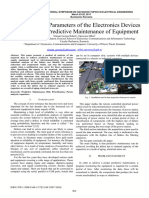 Monitoring The Parameters of The Electronics Devices To Assure The Predictive Maintenance of Equipment.