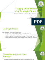 Chapter 2 - Supply Chain Performance Achieving Strategic Fit and Scope.