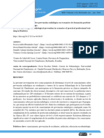 Administrador, Nivel de Conocimiento Sobre Prevención Radiológica en Escenarios de Formación Profesional Práctica de Odontología