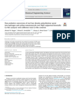 Non-Oxidative Conversion of Real Low Density Polyethylene Waste Into Hydrogen and Carbon Nano