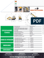 Megaequipos Ficha Tecnica Miniretroexcavadora