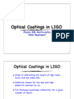 SJSU PHYS 208 Electro-Optics Case Study Coatings in LIGO