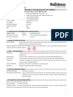 SDS of Glyphosate 75.7% SG