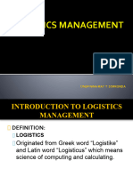 Logistics Management