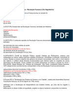 Exercícios de História - Revolução Francesa