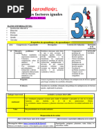 6º Grado Dia 3 Mat. Multiplicamos Factores Iguales