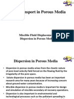 Dispersion in Porous Media