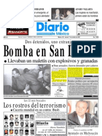 Bomba en San Lazar Detenidos Dos Judios