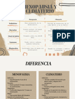 Cuadro Comparativo Diagrama Recortes de Papel Aesthetic Beige