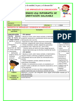 Comun-Escribimos Una Infografía de Alimentación Saludable