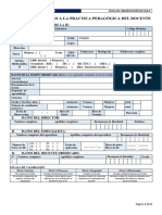 Ficha de Monitoreo A La Práctica Pedagógica Del Docente