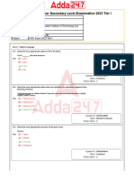 SSC CHSL Tier 1 10 August 2023 Shift 1